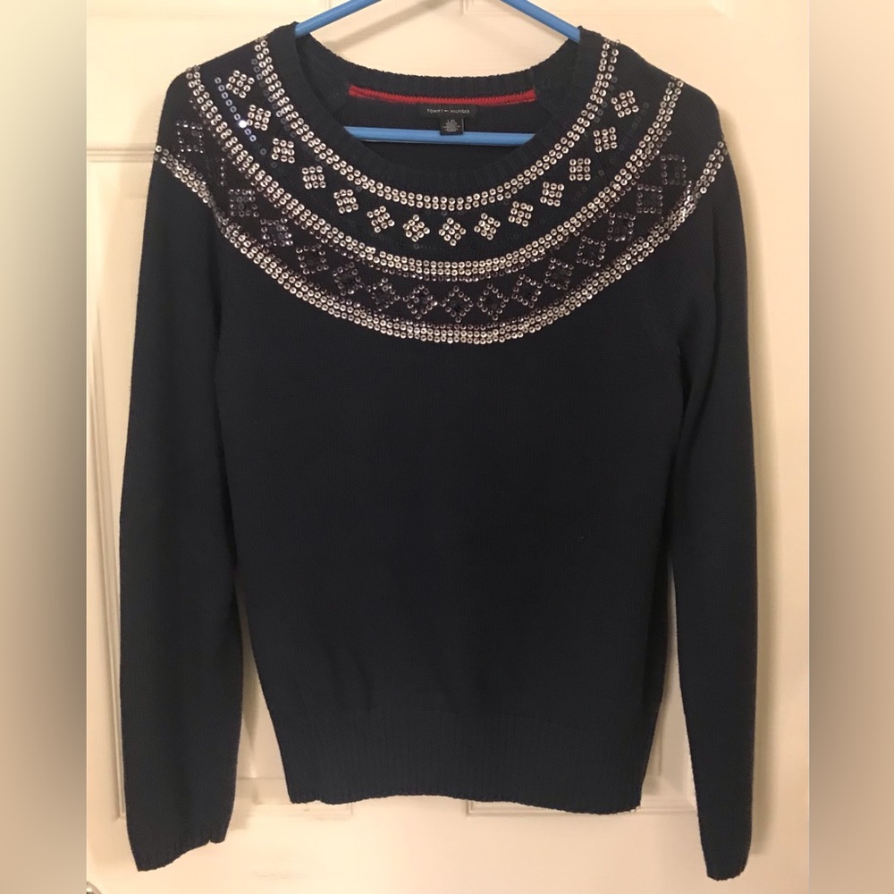 Tommy Hilfiger Embellished Women’s Sweater Size -L